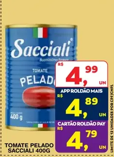 Tomate Pelado Sacciali