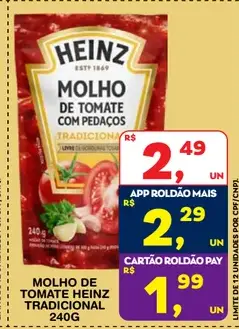 Molho de tomate Heinz Tradicional