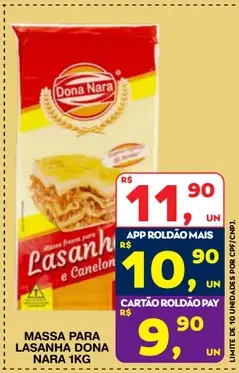 Massa para Lasanha