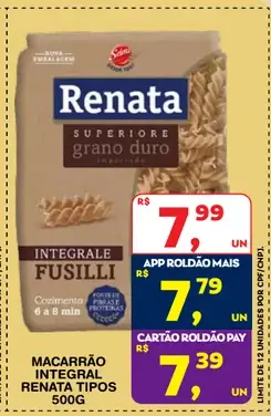 Macarrão Renata Integral