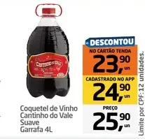 Coquetel de Vinho Cantinho do Vale Suave