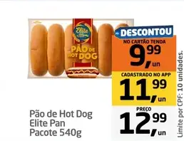 Pão de Hot Dog Elite Pan