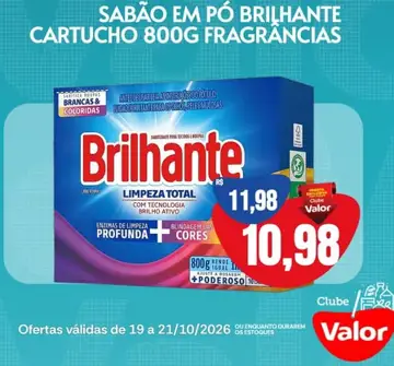 Sabão em pó Brilhante