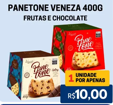 Panetone Veneza Chocolate