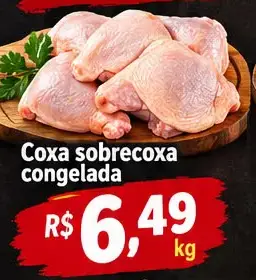 Coxa e sobrecoxa de frango Congelada