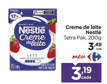 Creme de leite Nestlé