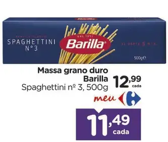 Massa Barilla Spaghettini nº 3