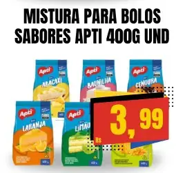 Mistura para bolos Apti Cenoura