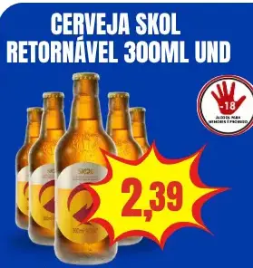 Cerveja Skol Retornável