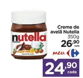 Creme de avelã Nutella