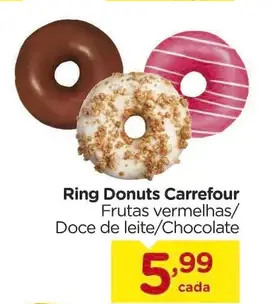 Ring Donuts Carrefour Frutas vermelhas