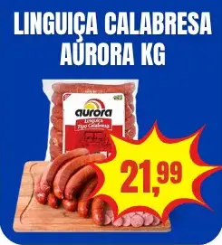 Linguiça Aurora Calabresa