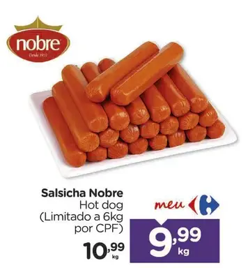 Salsicha Nobre Hot dog