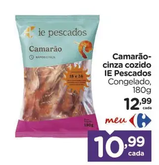 Camarão IE Pescados Cinza Cozido
