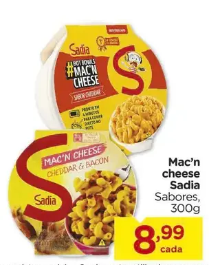 Mac'n Cheese Sadia Cheddar & Bacon