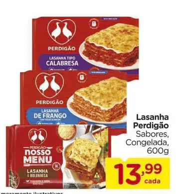 Lasanha Perdigão Calabresa