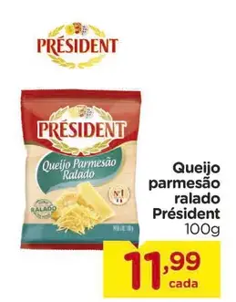 Queijo parmesão Président Ralado