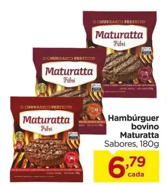 Hambúrguer bovino Maturatta