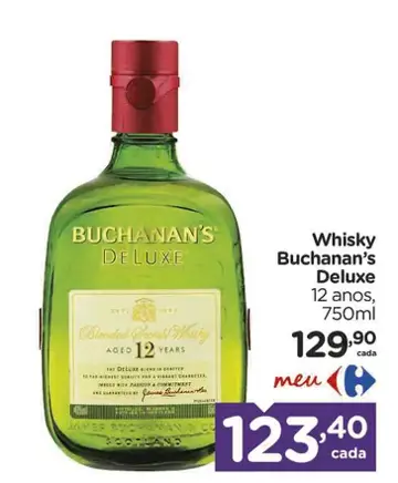 Whisky Buchanan's Deluxe 12 anos