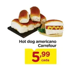 Hot dog Carrefour Americano