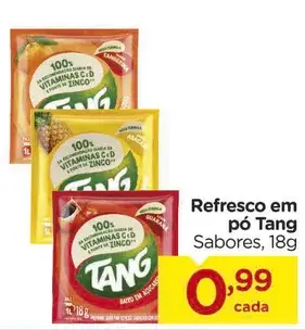 Refresco em pó Tang