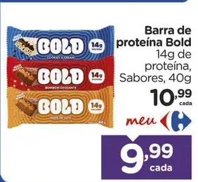 Barra de proteína Bold Doce de Leite