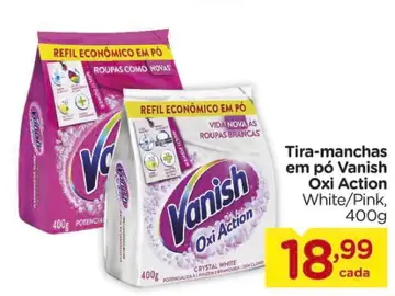 Tira-manchas em pó