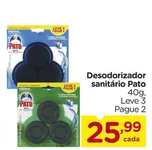 Desodorizador sanitário