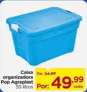 Caixa organizadora Agraplast