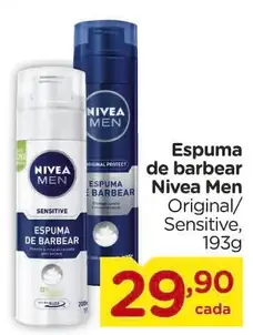 Espuma de barbear Nivea Men Original