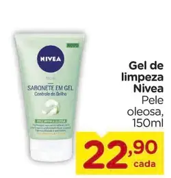Gel de limpeza Nivea Pele oleosa