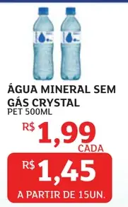 Água Mineral Crystal Sem Gás