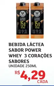Bebida Láctea Corações Whey