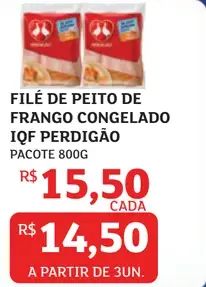 Filé de Peito de Frango Perdigão Congelado IQF