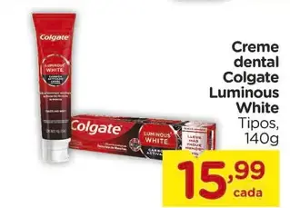 Creme dental Colgate Luminous White