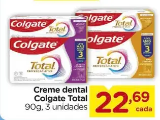 Creme dental Colgate Total