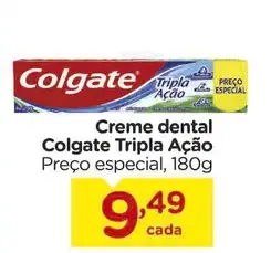 Creme dental Colgate Tripla Ação