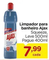 Limpador para banheiro Ajax