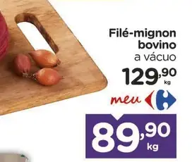 Filé-mignon bovino