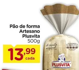 Pão de forma Plusvita Artesano