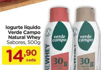 Iogurte Líquido Verde Campo Natural Whey