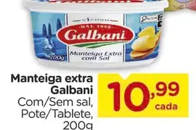 Manteiga extra Galbani Com Sal