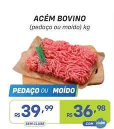 Acém Bovino Pedaço