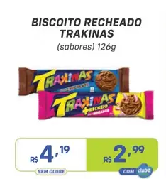 Biscoito Recheado Trakinas