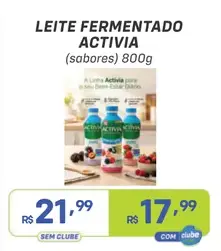 Leite fermentado Activia