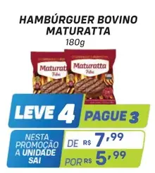 Hambúrguer bovino Maturatta