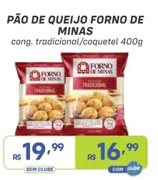Pão de Queijo Forno de Minas Tradicional