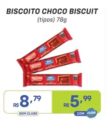 Biscoito Nestlé Choco Biscuit