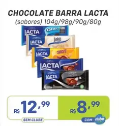 Chocolate em barra Lacta Shot
