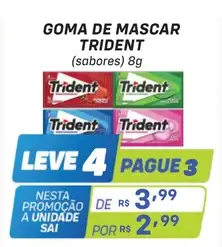Goma de mascar Trident